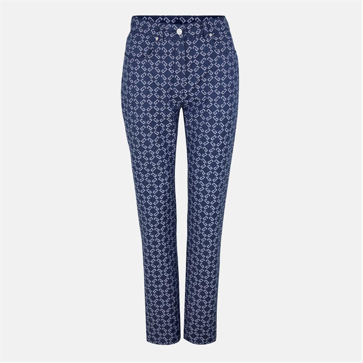 Givenchy Women's Blue Monogram Denim Jeans - Size 12