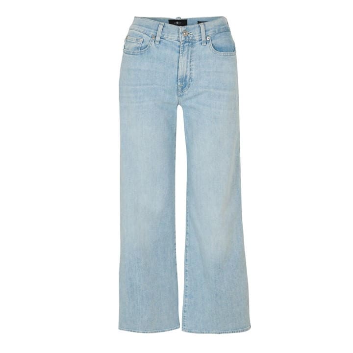 7 For All Mankind Women's Blue 7Fam Lotta Ankle Ld62