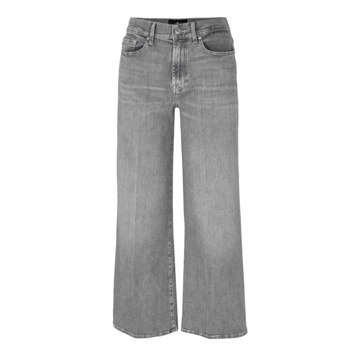 7 For All Mankind Women's Grey 7Fam Lotta Ankle Ld62