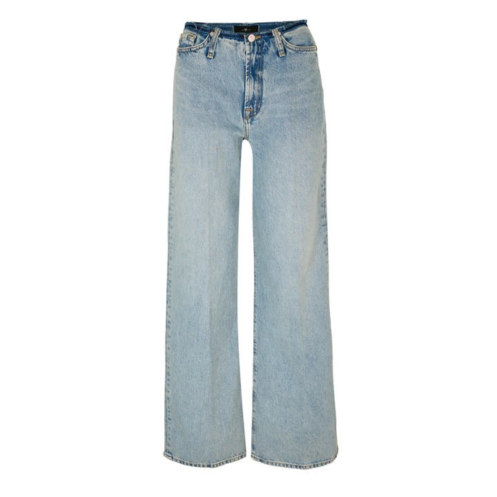 7 For All Mankind Women's Blue 7Fam Lotta Jeans Ld62