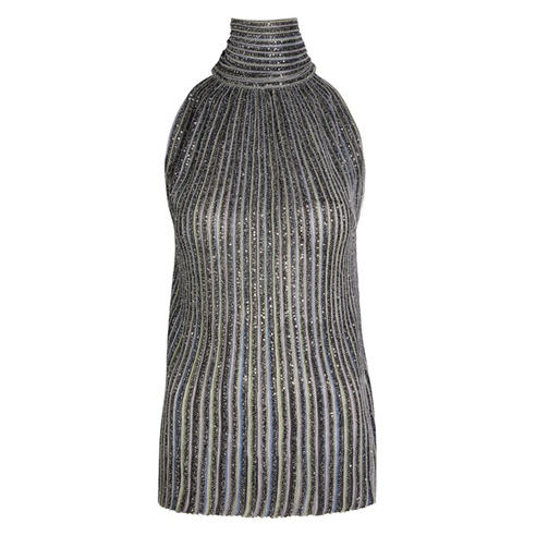 Missoni - Women's Sequin Embellished Halter Neck Vest