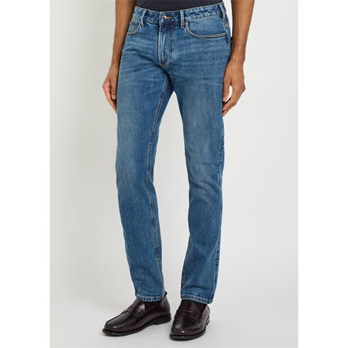 Emporio Armani - Men's J06 Cotton Low-Rise Slim-Fit Jeans