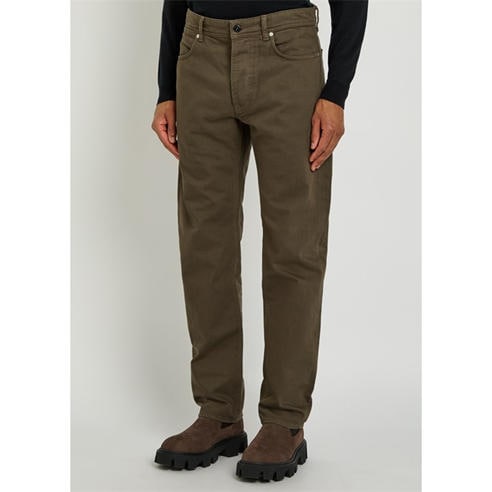 Stone Island - Men's Cotton Mid-Rise Straight Leg Jeans