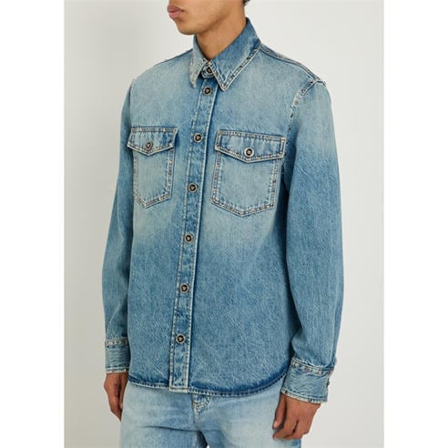Versace - VER DENIM STUDS SHIRT