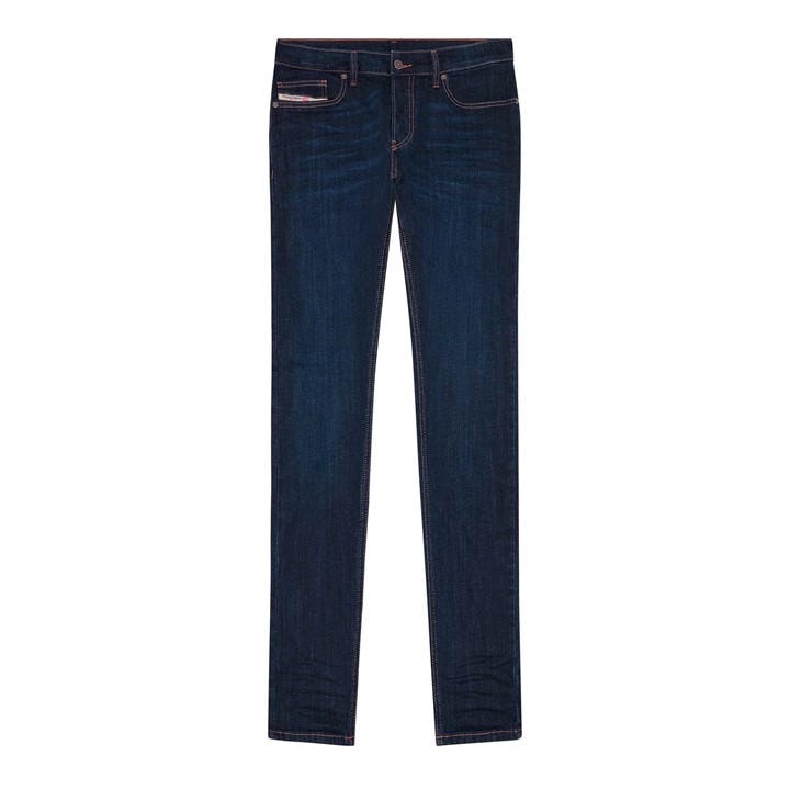 Diesel Men's Blue D Luster Slim Jeans Large