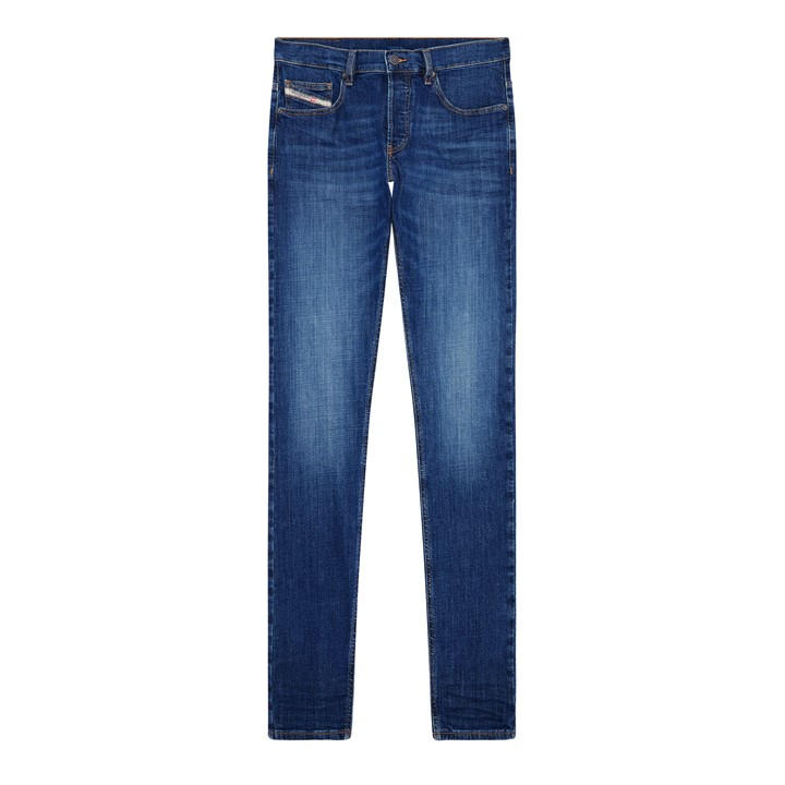 Diesel Men's Blue D Luster Slim Jeans Large