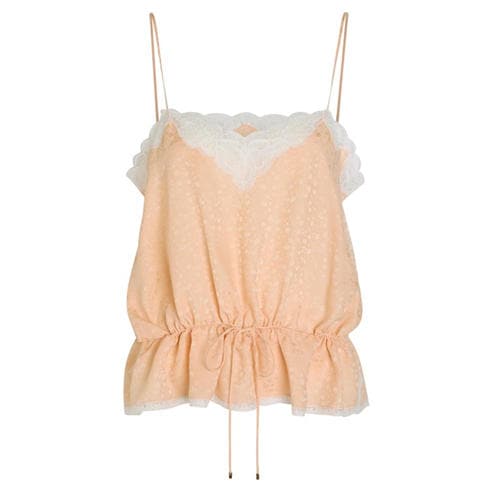 Chloe - Women's Silk Floral Square Neck Cami Vest