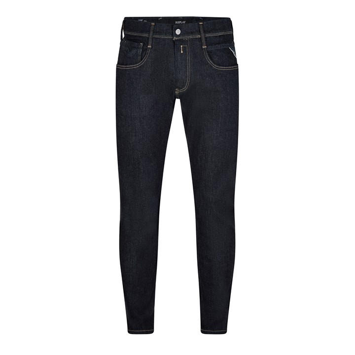 Replay Men's Blue Hyperflex Anbass Slim Jeans Small