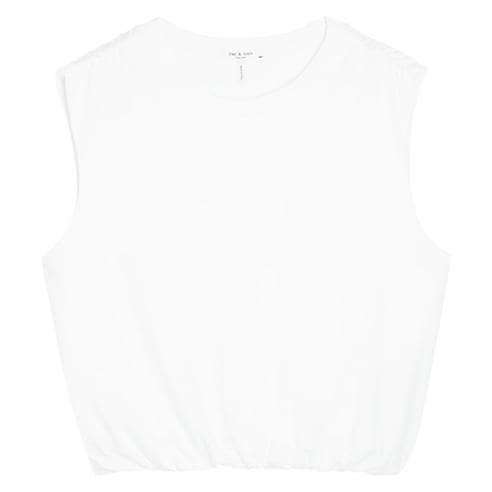 Rag and Bone - Women's Mica Bubble Cotton Tank Top