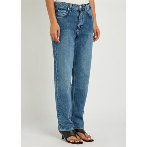 Rag and Bone - Women's Harlow Cotton Ankle Straight Leg Jeans