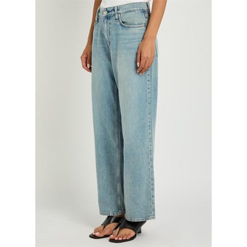 Rag and Bone - Women's Saige Ankle Straight Cotton Lyocell Jeans