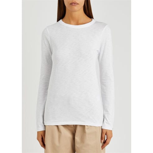 Rag and Bone - Women's To The Slub Cotton Regular-Fit Long Sleeve T-Shirt