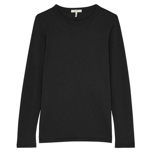 Rag and Bone - Women's To The Slub Cotton Regular-Fit Long Sleeve T-Shirt
