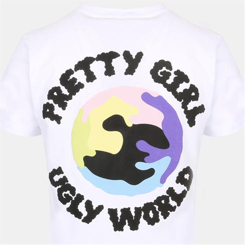PRETTY BOY UGLY WORLD - Women's Cotton Short Sleeve Crew Neck T-Shirt
