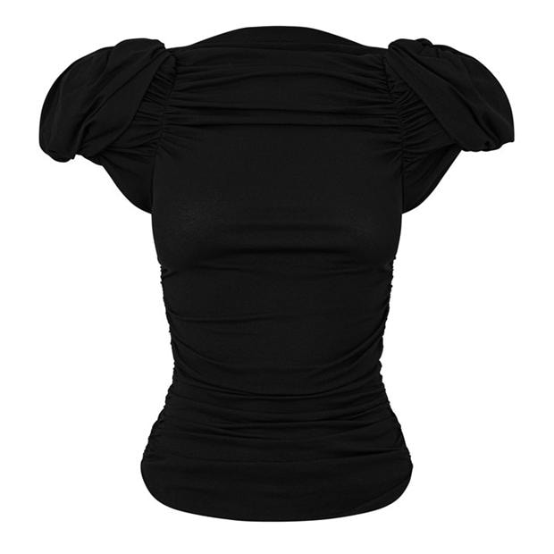 MAGDA BUTRYM Puff Sleeve Rucked Blouse,Specials : American Fashion Style Bags On Sale MAGDA BUTRYM Puff Sleeve Rucked Blouse,Specials : American Fashion Style Bags On Sale