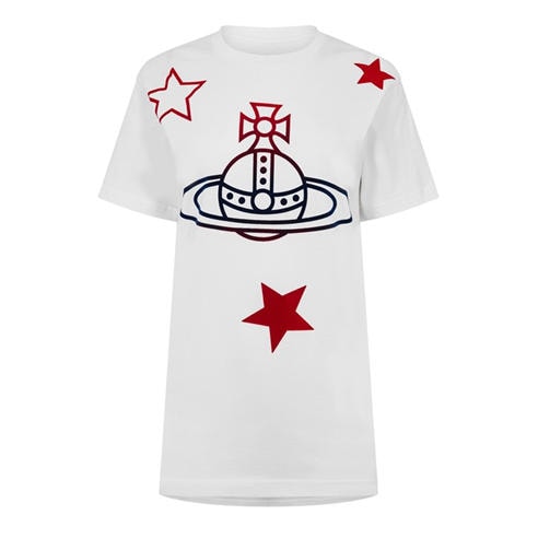 VIVIENNE WESTWOOD - Viv Orb Stars Tee Ld54