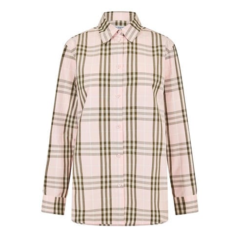 BURBERRY - Women's Long Sleeve Patterned Shirt