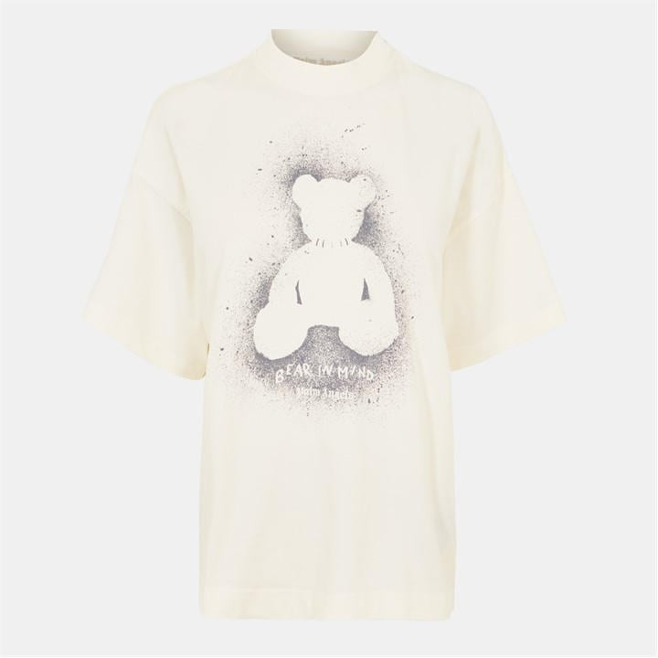 Palm Angels Women's White Palm Spry Bear Os T Ld54 Size 12