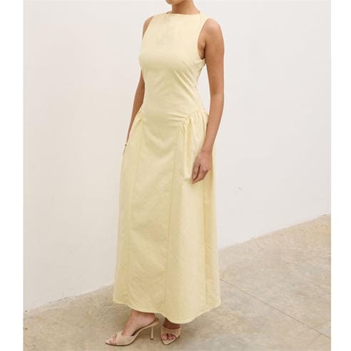 Pretty Lavish - Women's Sylvie Slash Neck Long Midaxi Dress