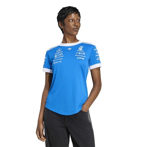 ADIDAS ORIGINALS - x Mercedes AMG Petronas Formula 1 Team Blue Wonder Authentic Driver Jersey