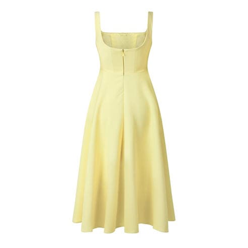 ODD MUSE - The Ultimate Muse High Waist Square Neck Midi Dress