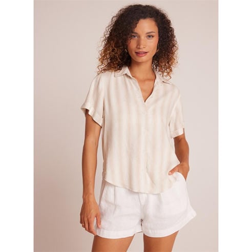 Bella Dahl - Women's Short-Sleeve Plain Shirt