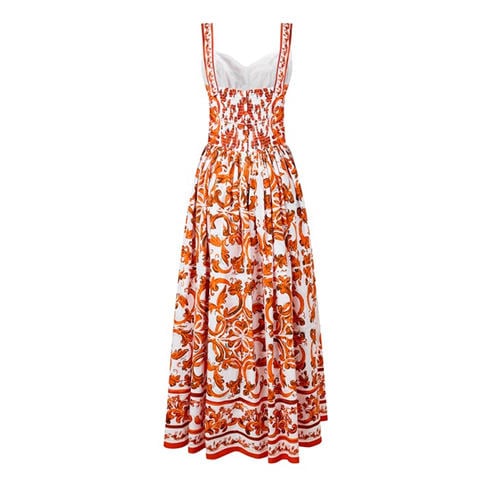 DOLCE AND GABBANA - DG Midi Dress Ld63