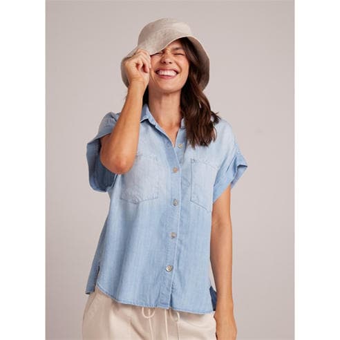 Bella Dahl - Women's Short-Sleeve Plain Shirt