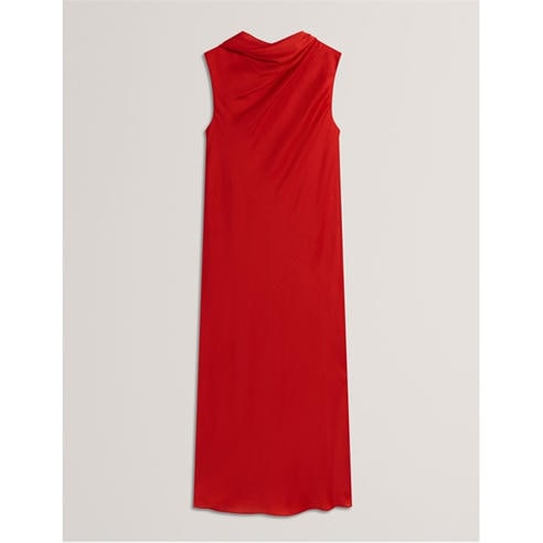 Ted Baker - Women's Tie Midi Slinky Dress