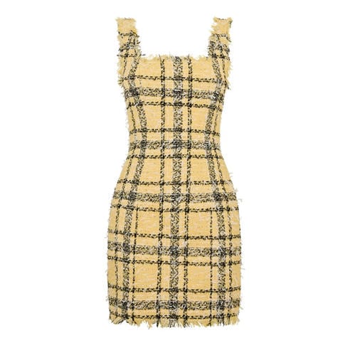 BALMAIN - Balmain Tweed Dress Ld54