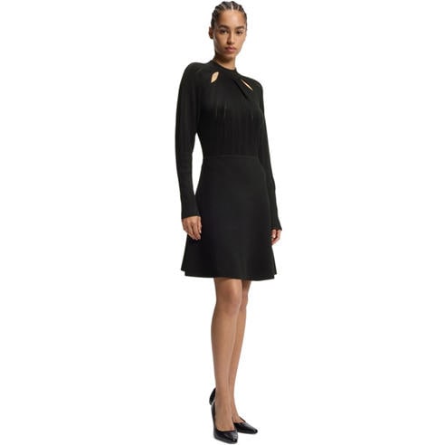 BOSS - Women's Fuccia  Black A Line Dress