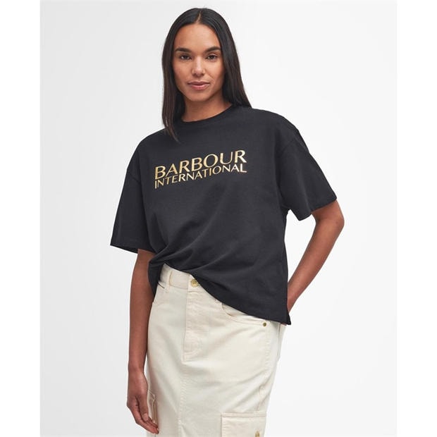 Barbour International Carla Logo T-Shirt,All Products : American Fashion Style Bags On Sale