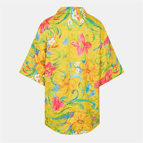 BALENCIAGA - Women's Patterned Short Sleeve Shirt