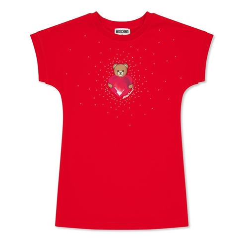 MOSCHINO - Kids' Logo T-Shirt Dress