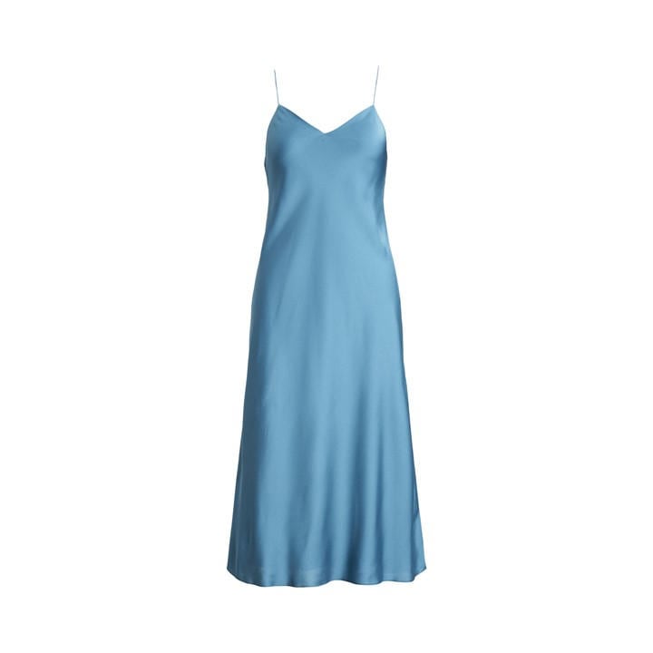 Lauren By Ralph Lauren Women's Blue Nokithe Midi Dress