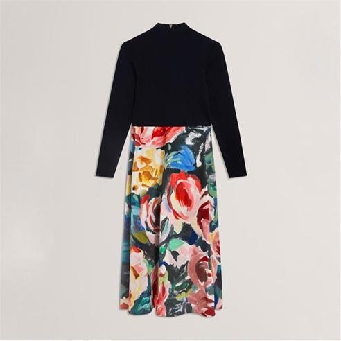 Ted Baker - Women's Print Midi Tea Dress