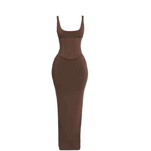 sachin and babi light blue dress Designer Brown Dresses