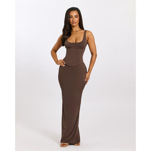 MARS THE LABEL - Womens Sandra Scoop Maxi Dress