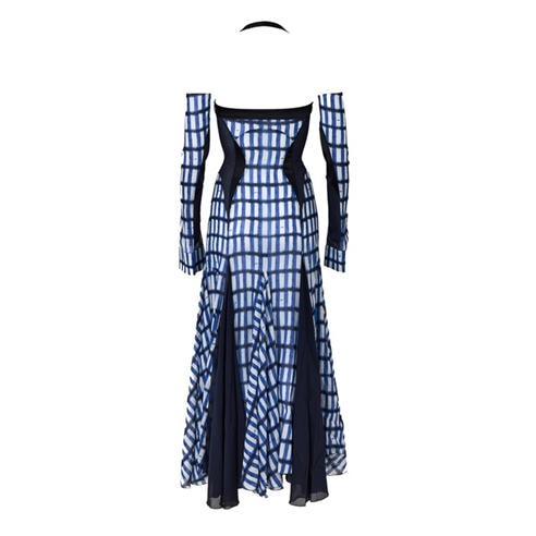OFF WHITE - Women's Floor-Sweeping Maxi Dress