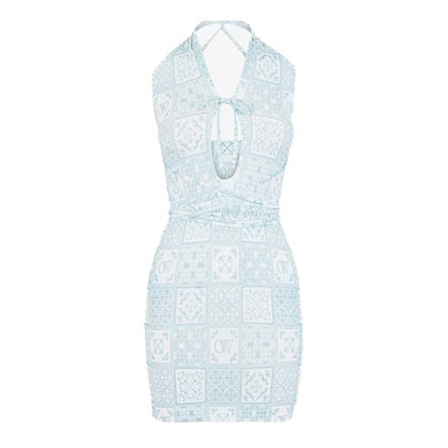 OFF WHITE - Women's - Long Contemporary Maxi Dress