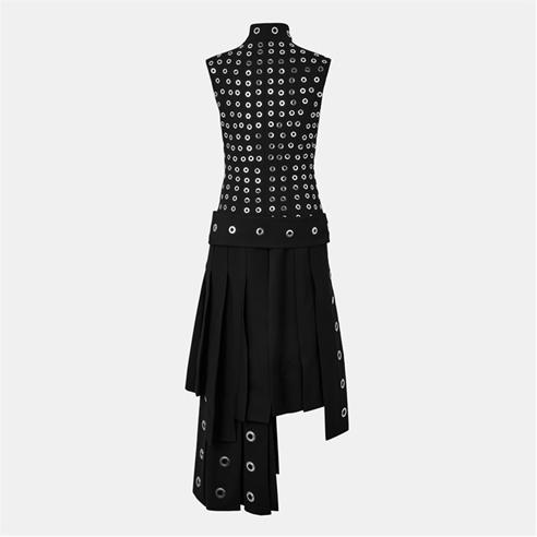 OFF WHITE - Women's V-Neck Floor-Length Maxi Dress