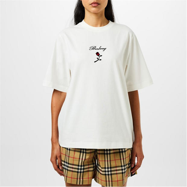 BURBERRY Rose T-Shirt,All Products : American Fashion Style Bags On Sale