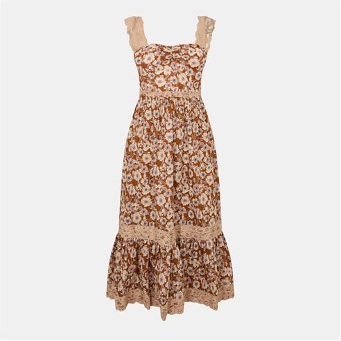 GUCCI - Women's Print Cotton Maxi Dress