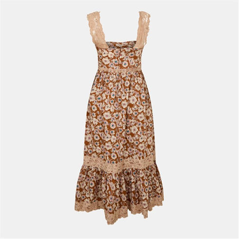 GUCCI - Women's Print Cotton Maxi Dress