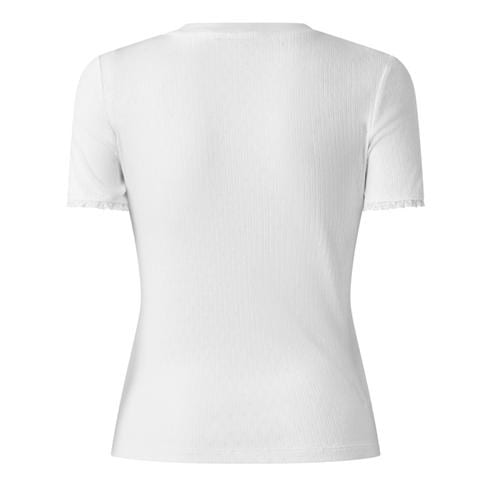 MIU MIU - Women's Pointelle Slim Fit T-Shirt