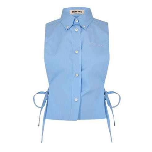 MIU MIU - Women's Short Sleeve Plain Shirt