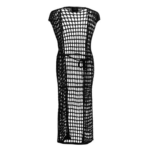 NIMA LIMINAL KNITTING - Women's Knot Long Maxi Dress