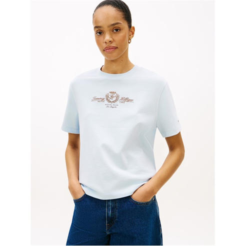 TOMMY HILFIGER - Tommy Varsity Cr Tee Ld62