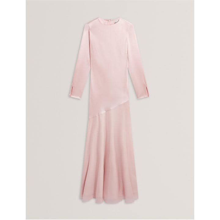 Ted Baker Women's Pink Ted Ls Maxi Dress Ld61