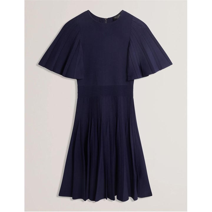 Ted Baker Women's Blue Ted Knit Skater Drs Size 10